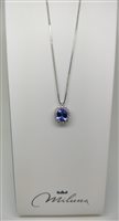 Collana Miluna Donna in Oro bianco Tanzanite 1.308 Ct CLD4403 - CLD4403